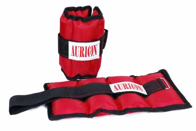 AURION Wrist/Ankle Weights (2 kg x 2 kg) Home Gym Weight Bands