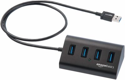 AmazonBasics USB Type A Aluminum USB Hub