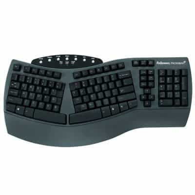 Fellowes Microban Split Design Keyboard Ergonomic Keyboard