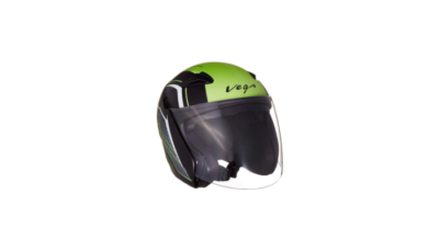 Vega Eclipse Stryk Open Face Helmet Dull Black and Neon Green Review