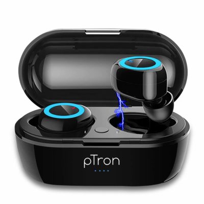 pTron Bassbuds Bluetooth Earbuds