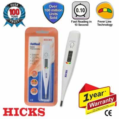 Hicks MT-401R Digital Thermometer with Buzzer (White)
