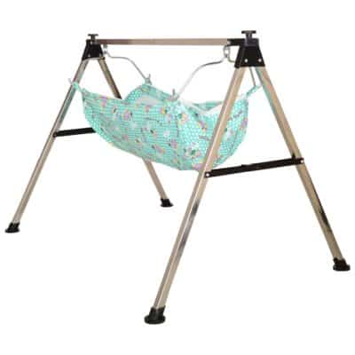 A to Z Hub Baby Boy and Girl Portable Folding Swing Cradle