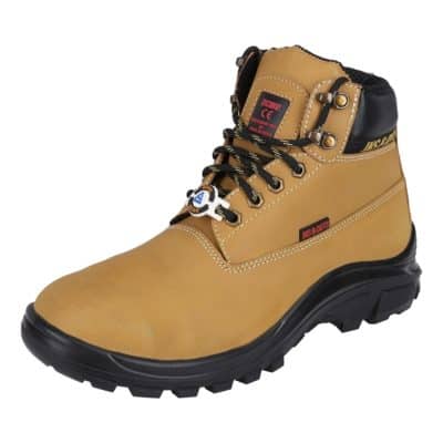 ACME Men's Camel Cruiser Leather Safety Shoes (43)