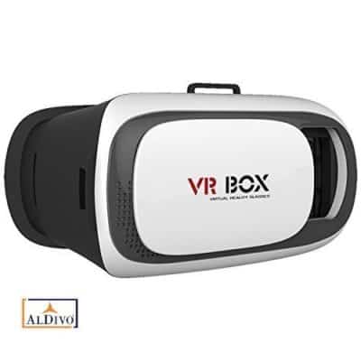 ALDIVO Virtual Reality Headset 3D Glasses Version 2.0 Vr Box for Coolpad Cool 1, 3.5-6.0 Inches Mobiles Without Remote