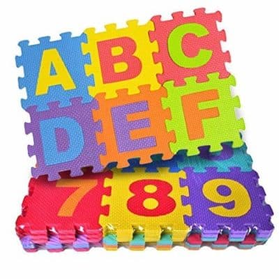 Akrobo Play Mat 36 Tiles Kids Puzzle Mats Foam