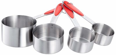 Amazon Brand Solimo Stainless Steel Measuring Cup Set