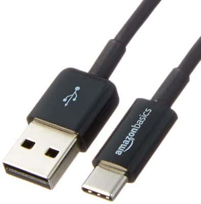 AmazonBasics USB Type-C to USB-A 2.0 Male Cable