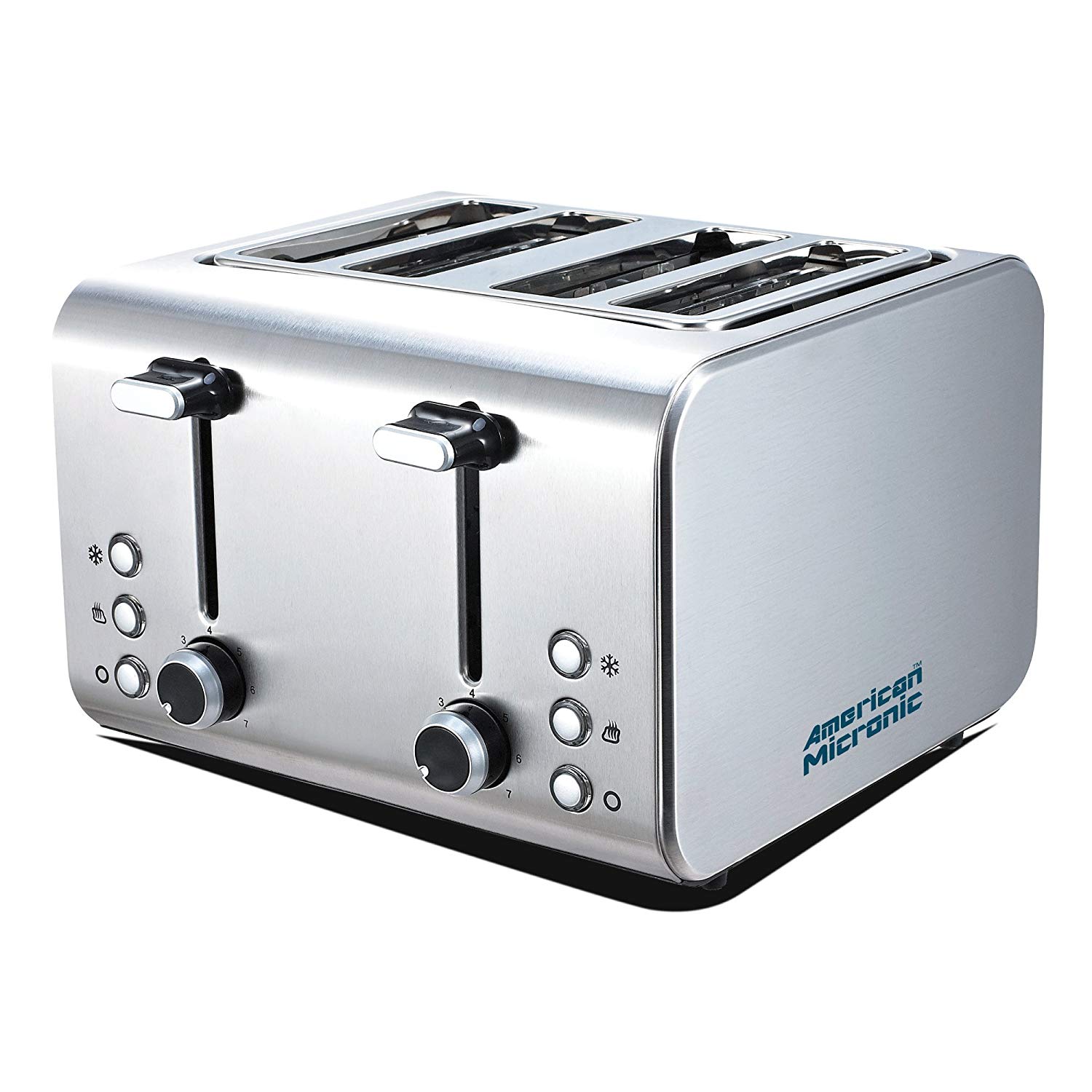 American Micronic AMI-TSS2-150Dx 4-Slice 2in1 Pop-up Toaster