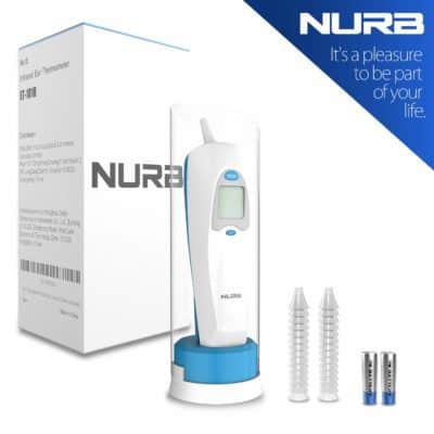 Baby Thermometer, Nurb Infrared Digital Ear Thermometer
