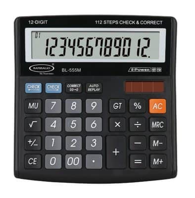 Bambalio BL-555M 12 Digit Electronic Calculator