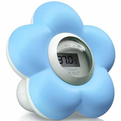 Blue Flower Bath & Room Thermometer by Philips spa