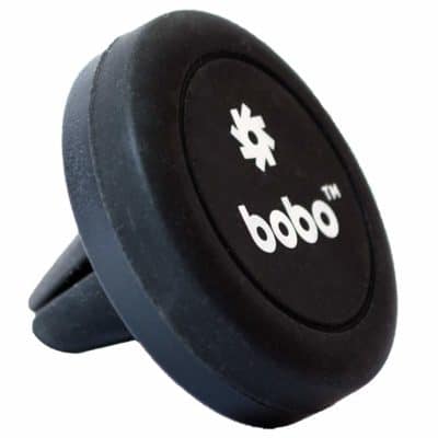 Bobo Universal Magnetic Air Vent Mount Car Phone Holder, with Fast Swift-Snap Technology for Smartphones and Mini Tablets (Black)
