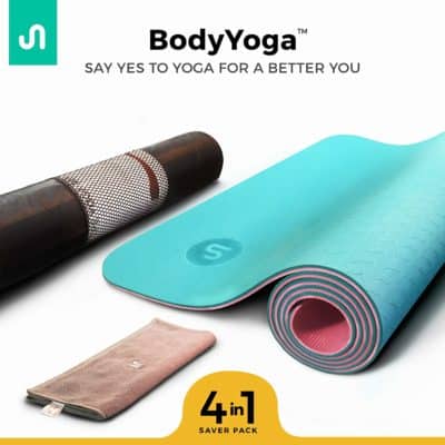 BodyBand Premium Yoga Mat, BODYYOGA Eco-Friendly Exercise Meditation Mat