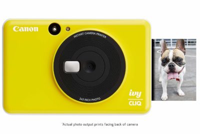 Canon Ivy Cliq Instant Digital Camera Printer (Bumble Bee Yellow)