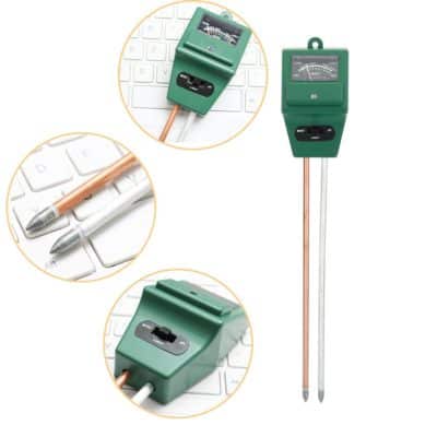 Climberty Soil Tester 3-in-1 Plant Moisture Sensor Meter/Light/pH Tester