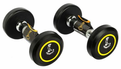 Cockatoo rubber coated professional Round dumbbells