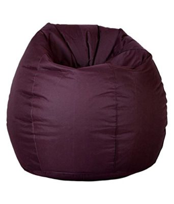 Comfy Bean Bags XX-Large Bean Bag With Beans (Wine)