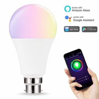 Count_On 14W 1380 Lumens Smart Wireless LED Bulb with Voice Control for Amazon Alexa, Google Home Assistant and IFTTT (White and Multicolour)