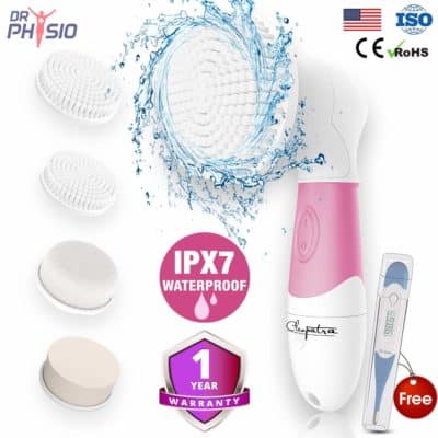 Dr. Physio Electric Waterproof Face Cleanser and Massager Brush