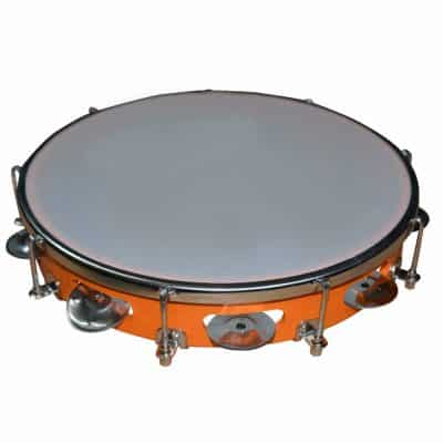 DronaIndia Tambourine Hand Percussion Musical Instrument
