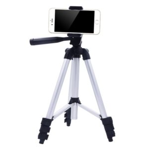 Eyexplo Phone Camera Tripod for iPhone 42 Inch Extendable Aluminum Tripod Stand