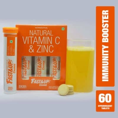 Fast&Up Charge Vitamin C Tablets and Zinc Supplements