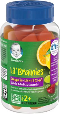 Gerber Lil Brainies Kids Gummy Multivitamin