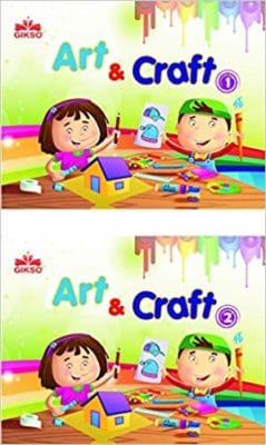 Gikso Combo of Art and Craft 1&2 for Kids Age 4-9