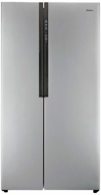 Haier HRF 618 SS Frost-free Side-by-Side Refrigerator (565 Ltrs, Grey)