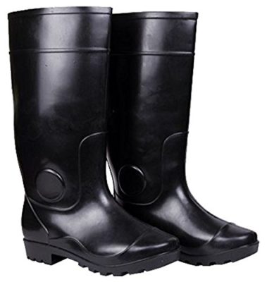 Hillson Century Safety Gumboots, Black, UK Size 9
