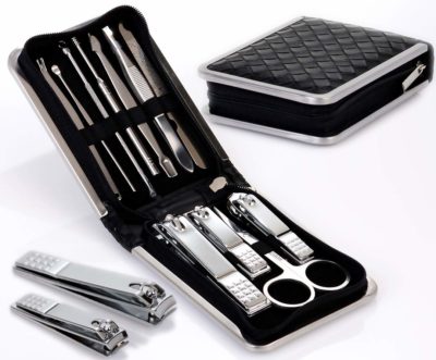 I & I USA Metal 11-in-1 Manicure and Pedicure Kit
