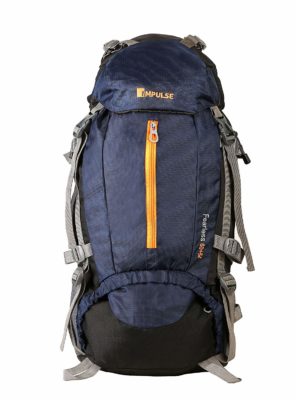 Impulse 65 Liters Blue Trekking Backpack