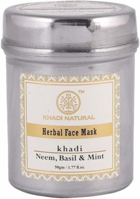 Khadi Natural Neem, Basil and Mint Anti Acne Face Mask