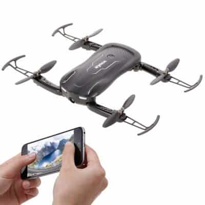 Syma Z1 R/C Foldable Selfie Drone FPV WiFi Camera Altitude Hold Mode App Control Quadcopter, Black