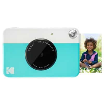 Kodak Printomatic Instant Camera (Blue) Gift Bundle