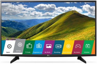 LG 108 cm (43 Inches) Full HD LED TV 43LJ523T (Black) (2017 Model)