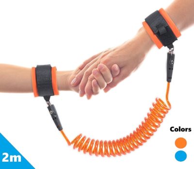  LifeKrafts Kid's Anti Lost Safety Wrist Link (Orange, 2 m)
