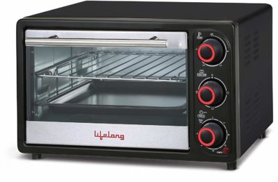 Lifelong 16L 1200-Watt Oven Toaster Griller, Black