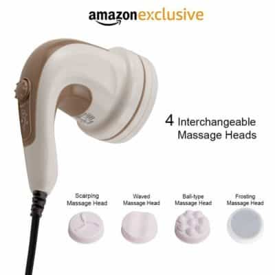 Lifelong LLM27 Electric Handheld Full Body Massager (Brown)