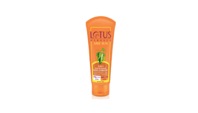 Lotus Herbals Safe Sun 3 in 1 Sunscreen Review