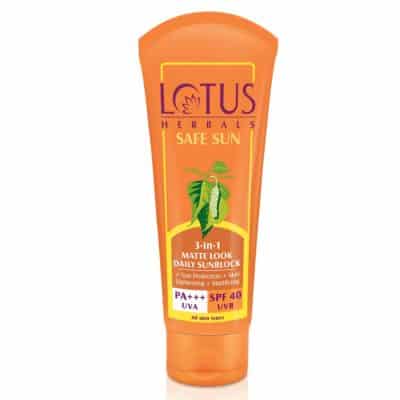 Lotus Herbals Safe Sun Sunblock SPF 40