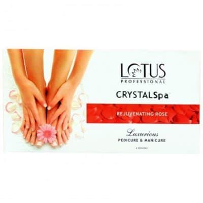Lotus Spa Luxurious Professional Crystal Manicure and Pedicure Rejuvenating Rose