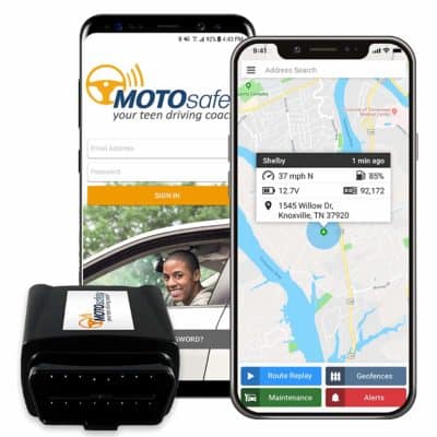 MOTOsafety GPS Tracker Driving Coach Vehicle Tracking System OBD GPS Device