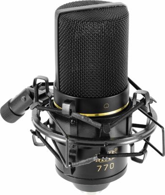 MXL Mics 770 Condenser Cardioid Microphone (Black)
