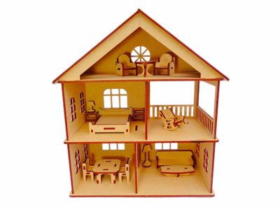 NEKBAL Wooden Doll House