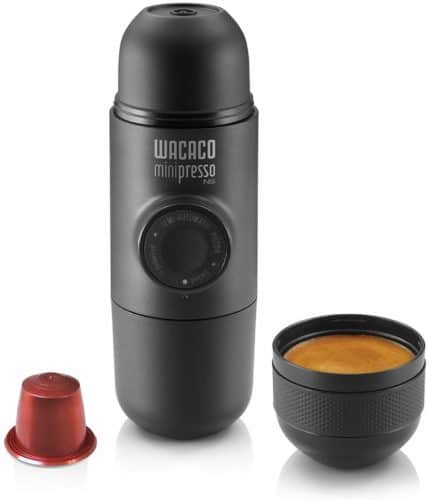 Nespresso Mini Espresso Compatible with Brand Capsules (Black)