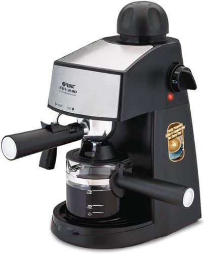 Orbit Steam Espresso Maker 800-Watt Espresso 4-Cup Coffee Maker