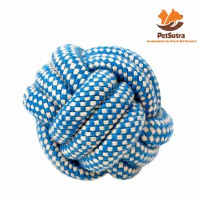 PetSutra Cotton Dog Rope Ball Toy