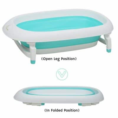 R For Rabbit Bubble Double Elite The Folding Baby Bath Tub For Kids (Green)